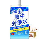 赤穂化成 熱中対策水 レモン味 パウチ 熱中症対策 塩分補給 水分補給 凍らせ ゼロカロリー マグネシウム 300g×30袋×1ケース (30袋)【送料無料※一...