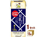 キッコーマン 豆乳一丁 紙パック 200ml×18本×1ケース (18本)【送料無料※一部地域は除く】