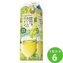 サントリー 酸化防止剤無添加おいしい ワイン白パック 1800ml 6本 ワイン【送料無料※一部地域は除く】【取り寄せ品 メーカー在庫次第となります】