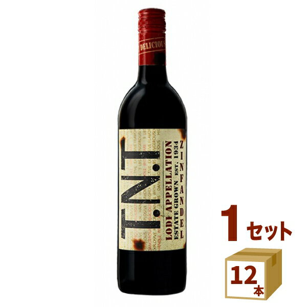 TNT ジンファンデル エステート グロウン ローダイ 赤ワイン アメリカ カリフォルニア750ml×12本 ワイン【送料無料※一部地域は除く】【取り寄せ品　メーカー在庫次第となります】