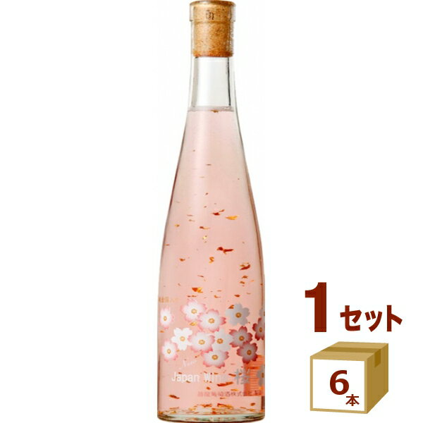 楽天イエノミストbyイズミックワールドアデカ 蒼龍葡萄酒 ジャパンワイン Japan Wine 桜 ロゼワイン 375ml×6本【送料無料※一部地域は除く】 花 母の日 花見 甘口 ギフト プレゼント 女性 贈り物 かわいい 春限定 お酒