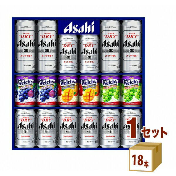 【名称】アサヒビ−ル スーパードライ ビール ギフト ファミリーセット FS-4N （350ml8本/500ml4本/280g6本）×1箱【商品詳細】1セット内容アサヒスーパードライ350ml×8本 アサヒスーパードライ500ml×4本 ウェルチコンコードグレープ100280g×2本 ウェルチマンゴーブレンド100 280g×2本 ウェルチマスカット100280g×2本【容量】（350ml8本/500ml4本/280g6本）ml【入数】18【保存方法】7〜15度の温度が最適。高温多湿、直射日光を避け涼しい所に保管してください。【メーカー/輸入者】アサヒビ−ル【JAN】4901004038999【販売者】株式会社イズミック〒460-8410愛知県名古屋市中区栄一丁目7番34号 052-857-1660【注意】ラベルやキャップシール等の色、デザインは変更となることがあります。またワインの場合、実際の商品の年代は画像と異なる場合があります。■クーポン獲得ページに移動したら以下のような手順でクーポンを使ってください。