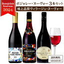 訳あり季節品のため 【豪華 格上のみ】ボジョレー ヴィラージュ ヌーボー 2024 飲み比べ 3本 セット 赤ワイン 750ml ワイン 新酒 【数量限定】【送...
