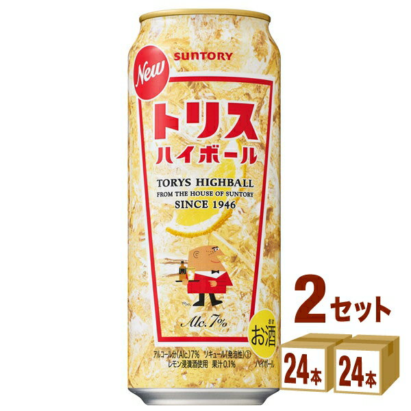 サントリー トリスハイボール 500ml 24本 2ケース チューハイ ハイボール カクテル