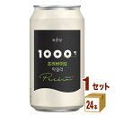 麹醇堂 1000億 プリバイオ マッコリ 缶 韓国 乳酸菌 人工甘味料無添加 プリバイオティクス フラクトオリゴ糖 350ml×24本×1ケース (24本) チューハイ・ハイボール・カクテル BSJ（百歳酒J）