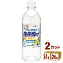日本サンガリア 伊賀の天然水 強炭酸水 レモン 500ml ...