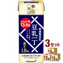 キッコーマン 豆乳一丁 紙パック 200ml×18本×3ケース (54本)【送料無料※一部地域は除く】