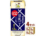 キッコーマン 豆乳一丁 紙パック 200ml×18本×4ケース (72本)【送料無料※一部地域は除く】