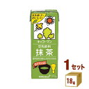 【名称】キッコーマンソイ 豆乳飲料抹茶パック 200ml×18本×1ケース (18本)【商品詳細】抹茶＆黒蜜の豆乳飲料抹茶、黒蜜を配合した豆乳飲料です。非遺伝子組換え大豆を使用しております。 【原材料】大豆（カナダ産）（遺伝子組換えでない）、砂糖、米油、抹茶、黒蜜、天日塩、香料、チャ抽出物、レシチン、貝カルシウム、糊料（カラギナン）【容量】200 ml【入数】18 【保存方法】7〜15度の温度が最適。高温多湿、直射日光を避け涼しい所に保管してください。【メーカー/輸入者】キッコーマンソイ【JAN】4930726100080 【販売者】株式会社イズミック〒460-8410愛知県名古屋市中区栄一丁目7番34号 052-857-1660【注意】ラベルやキャップシール等の色、デザインは変更となることがあります。またワインの場合、実際の商品の年代は画像と異なる場合があります。