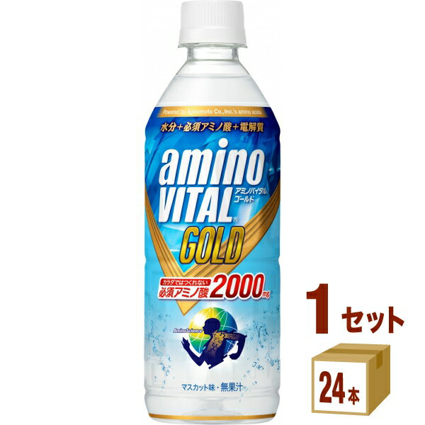 アミノバイタルGOLD ドリンク 555ml ペットボトル555ml×24本×1ケース (24本) 飲料【送料無料※一部地域は除く】