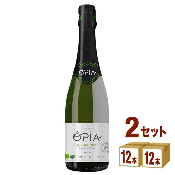 オピア OPIAシャルドネ スパークリング オーガニック ノンアルコール 375ml×12本×2ケース (24本) 飲料【送料無料※一部地域は除く】 ノンアルコール ワイン 飲料 ノーベル賞 受賞式晩餐会 パシフィック洋行 ハーフボトル