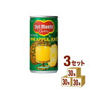 キッコーマン キッコーマン デルモンテ パイナップルジュース 100% 缶 190g×30本×3ケース (90本)【送料無料※一部地域は除く】