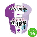 オハヨー乳業チルド きょうの鉄分葉酸ヨーグルト 110g×16個 食品【送料無料※一部地域は除く】【チルドセンターより直送・同梱不可】