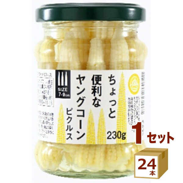 アールグローサリー ちょっと便利な ヤングコーン ピクルス 230g×24本 食品【送料無料※一部地域は除く】　おつまみ サラダ