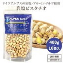 龍屋物産 岩塩 ペルシャ産 殻付きピスタチオ 4kg アルペンザルツ おつまみ 塩付き 400g×10袋【送料無料※一部地域は除く】