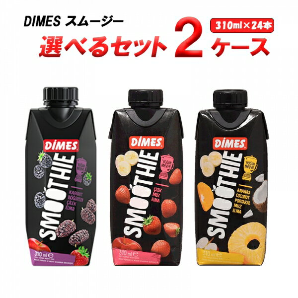 選べる ディメス DIMES スムージー 310ml ×12本×2ケース (24本) 【送料無料※一部地域は除く】パープルフルーツミックス レッドフルーツミックス イエローフルーツミックス よりどり