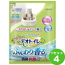 ユニチャーム(ペット デオトイレ ふんわり香る消臭・抗菌サンド ナチュラルグリーンの香り 3.8L×4袋 ペット【送料無料※一部地域は除く】