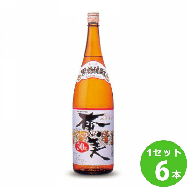 奄美酒類（鹿児島) 黒糖焼酎 奄美 30゜ 1.8L 1800ml ×6本 焼酎【送料無料※一部地域は除く】