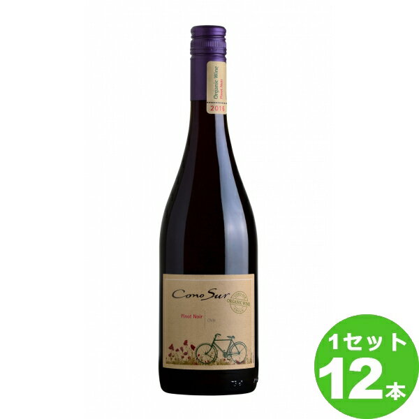 【名称】スマイル コノスルオーガニックピノ・ノワール Cono Sur Organic Pinot Noir定番 オーガニック 750ml ×12本 チリ/チリ【メーカー取寄せ品】【商品詳細】BCSエコ認定の有機栽培葡萄を使用。オーク樽で6ヶ月、ステンレスタンクで2ヶ月熟成。イチゴやチェリージャムの果実香、なめし皮、微かに腐葉土やキノコなどの香り。新鮮で澄んだプラムを思わせる果実味があり、きれいな酸味と程よいタンニンが感じられる。【色合いについて】透明感のある、明るいチェリーレッド。【香りについて】イチゴやチェリージャムの果実香に、タバコやなめし皮などの香りが感じられ、微かな腐葉土やキノコなどの香りが複雑性を与える。【味わいについて】新鮮で澄んだプラムを思わせる果実味、きれいな酸味と中庸なタンニンがあり、優しい味わいのワイン。豊かな土壌に由来するミネラル分も感じられる。【栽培方法について】オーガニック農法。すべて手摘みで収穫。【製法について】BCSエコ認定の有機栽培葡萄を100%使用。選果後圧搾、果汁の50%を8℃で4日間マセラシオン。その後29℃で7日間発酵。パンピングオーバーは1日8時間。マロラクティック発酵も行う。SO2はごく微量ながら必要最小限な量のみ使用。セカンドユースのフレンチオーク樽(ミディアムロースト)で6ヶ月。ステンレスタンクで2ヶ月。【色】赤【樽熟成】樽熟成（有）【ボディ】フルボディ【原材料】ぶどう【味わい】フルボディ【容量】750ml【入数】12本【保存方法】高温多湿、直射日光を避け涼しい所に保管してください【メーカー/輸入者】スマイル【JAN】7804320227382 【産地】チリ/チリ【生産者】ヴィーニャ・コノスルVina Cono Sur【品種】ピノ・ノワール100 %【販売者】株式会社イズミック〒460-8410愛知県名古屋市中区栄一丁目7番34号 052-229-1825【注意】ラベルやキャップシール等の色、デザインは変更となることがあります。またワインの場合、実際の商品の年代は画像と異なる場合があります。■クーポン獲得ページに移動したら以下のような手順でクーポンを使ってください。