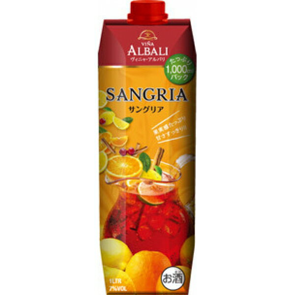 6ܤޤƱۥեå ꥹ ˥ Х 󥰥ꥢVINA ALBALI SANGRIA 1000ml 1L 1 ڥ - 磻