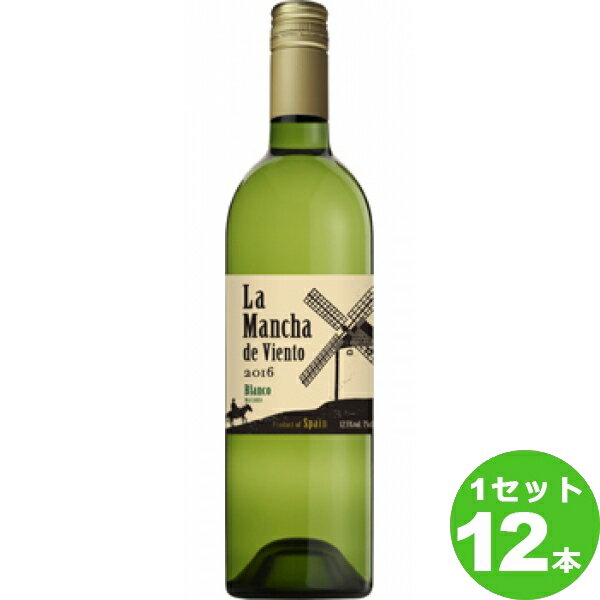 サントリー ラ マンチャ デ ビエント 白 白ワイン スペイン750ml×12本【メーカー取寄せ品】【送料無料※一部地域は除く】 マカベオ モナストレル