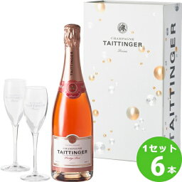 サッポロ テタンジェ・プレスティージュロゼ・グラスセット スパークリングワイン フランス/シャンパーニュ750 ml×6本（個）