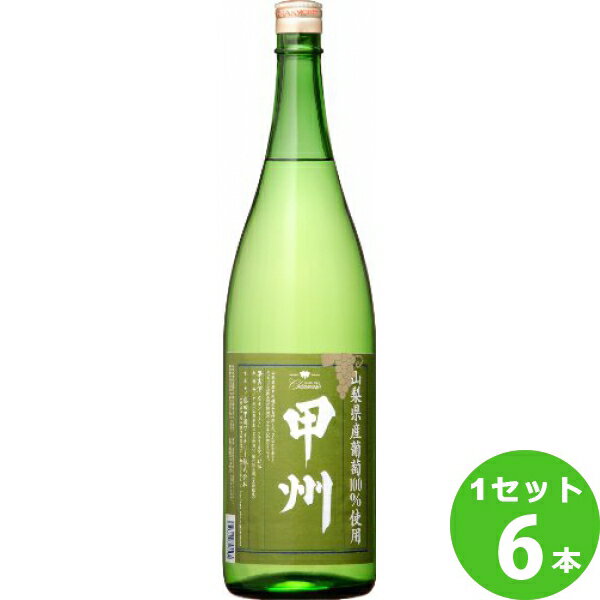 盛田甲州ワイナリー シャンモリ 山梨産 甲州 白 白ワイン 山梨県 1.8L 1800ml ×6本（個) ワイン　一升瓶ワイン 日本ワイン