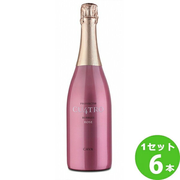 クロ モンブランクワトロ カヴァ ロゼ スパークリングワイン スペイン 750ml ×6本（個)