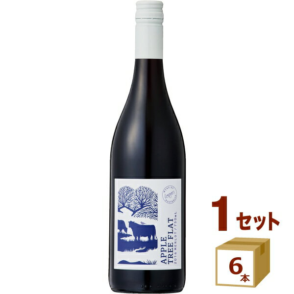 樂天商城 - 【100円クーポン配布】サクラアワード金賞 ローガン ワインズ アップル ツリー フラット メルロー 赤ワイン　750ml×6本 Logan Wines Apple Tree Flat Merlot【送料無料※一部地域は除く】