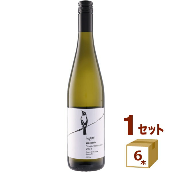 【名称】ローガン ワインズ ウィマーラ ゲヴュルツトラミネール Logan Wines Weemala Gewurztraminer オーストラリア 白ワイン 750ml×6本 【商品詳細】ライチやバラ、グアバなどの豊かなアロマ。トロピカルフルーツの果実味に生姜やクローブなどスパイスのニュアンスを持たせ、綺麗な酸が全体の風味をバランス良く仕上げます。品種：ゲヴュルツトラミネール 100%(サステナブル農法)生産地：オーストラリア ニュー・サウス・ウェールズ セントラル・レンジス醗酵：天然酵母使用 90%ステンレスタンク、10%フレンチオーク樽(果皮と共に約5時間浸漬)、MLFなし熟成：ステンレスタンク 4カ月ウィマーラシリーズ「マジー」地区と「オレンジ」地区のブドウを使用したアロマ豊かなワインがコンセプト。 価格を超える上質でエレガントな味わいを実現したミドル・ラインです。ウィマーラ“ Weemala ” とはアボリジナル（オーストラリアの先住民）の言葉で “ 絶景 ” を意味します。このウィマーラシリーズには畑に訪れる地区の野鳥の絵が描かれており、野鳥たちは毎日この美しい絶景の中で生活しているその姿をラベルを通して飲み手に伝えています。 それぞれのラベルに描かれた鳥の名前。ピノ・グリ鳥： Silvereye 和名：ハイムネメジロ（メジロ科）ピノ・ノワール鳥： Blue Wren 和名：ルリオーストラリアムシクイ（スズメ目：オーストラリアムシクイ科）シラーズ／ヴィオニエ鳥： Flycatcher 和名：ヒタキ（ヒタキ科）リースリング鳥： Mistleto 和名：ムネアカハナトリゲヴュルツトラミネール鳥： Chinned Honeyeater 和名：ノドグロハチマキミツスイメルロー鳥： Flame Robin 和名：ノドアカサンショクヒタキ（ヒタキ科）生産者情報Logan Winesローガン・ワインズオーストラリア / ニュー・サウス・ウェールズ旧世界とニューワールドの融合。オーストラリアワインの常識を覆すフィネスとエレガンス！オーナー醸造家ピーター・ローガン氏の明るく優しい人柄が伝わるワインローガン・ワインズは、オーストラリアを代表する冷涼な産地、標高500-1000mに位置するニュー・サウス・ウェールズ州の「オレンジ」地区、「マジー」地区で1997年よりワイン造りを行う醸造所です。オーナーである醸造は設立者でオーナーでもあるピーター・ローガン氏自らが行います。ローガンが産み出すワインは正に「現代オーストラリアの象徴」ともいえる味わいで、オーストラリアで新しいトレンドとなっているクールクライメイト（冷涼な気候下で生産されるワイン）のワインの代表格となっています。その評価は毎年うなぎ上りに上がり、多くの金賞や評論家の評価を獲得するオーストラリアきっての醸造所に成長しています。【容量】750ml【入数】6【保存方法】7〜15度の温度が最適。高温多湿、直射日光を避け涼しい所に保管してください。【メーカーまたは輸入者】■モトックス【JAN】4997678144241【注意】ラベルやキャップシール等の色、デザインは変更となることがあります。またワインの場合、実際の商品の年代は画像と異なる場合があります。