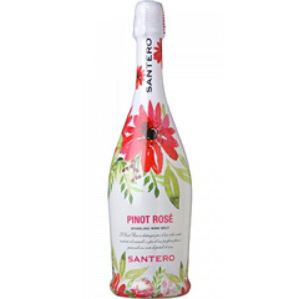 【6本まで同一送料】Pinot Rose Flower Bottle ピノ ロゼ フラワーボトル ロゼワイン イタリア/ピエモンテ 750ml ×1本 ワイン　スパークリングワイン