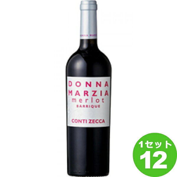 乐天商城 - 【100円クーポン配布】Donna Marzia Merlot Barrique ドンナ マルツィア メルロー オーク樽熟成 750ml ×12本 イタリア/プーリア/サレント/ ワイン【送料無料※一部地域は除く】