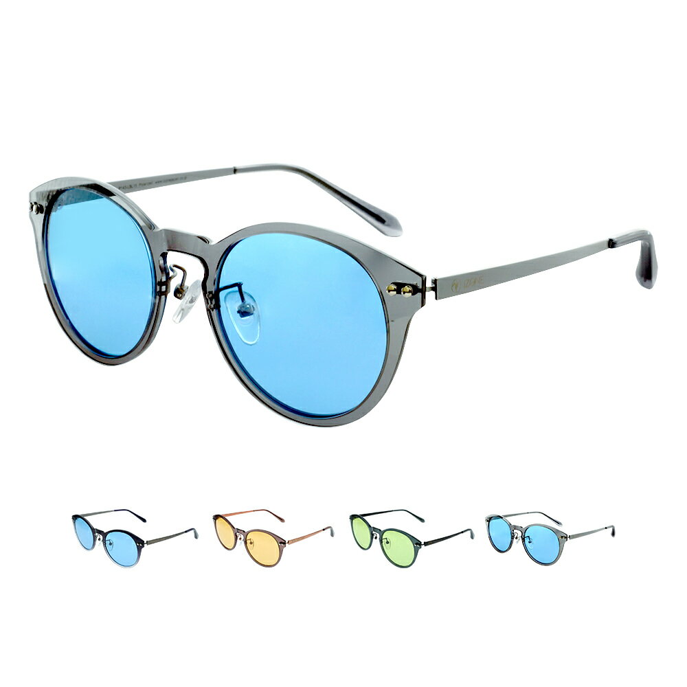 ライトカラーレンズサングラス メンズ レディース 偏光 スポーツ 運転 釣り Izone NY ブランド P143LC