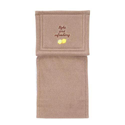 オカ(OKA) フライス トイレットペーパーホルダーカバー ブラウン(チェック 北欧)