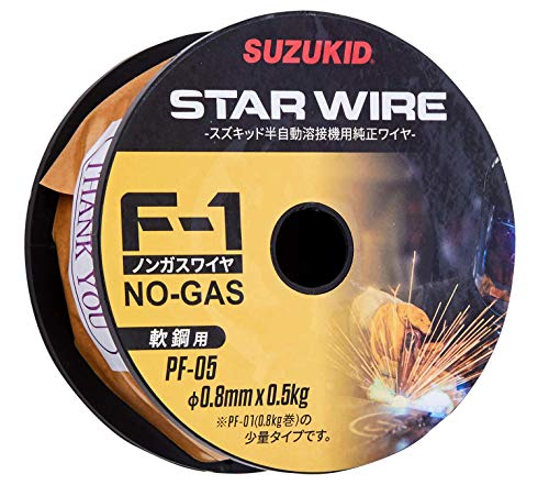 樂天商城 - SUZUKID 溶接用ワイヤ スターワイヤF1 ノンガス軟鋼用 0.8φ 0.5kg PF-05