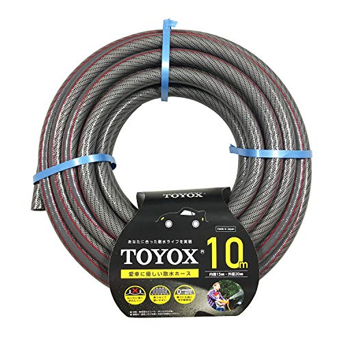 樂天商城 - TOYOX 散水ホース トヨフィットホースBK ねじれにくい 10m ブラック FTH-1510BK