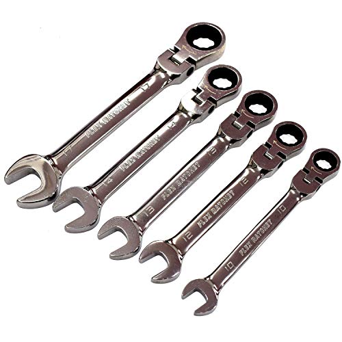 SK11(エスケー11) ラチェットレンチセット 10~17mm SGR-F5SET フレックスヘッド