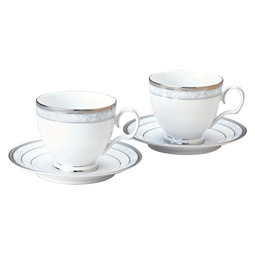 洋食器02:プラチナ/容量:約250ml/P91988/4336・Color:02:プラチナPatternName:02:カップ&ソーサーペア・パッケージ個数:1・サイズ:カップ:口径約9cm・高さ約7.5cm・容量約250cc(満水)、ソーサー:直径約15cm・材質:ファインポーセレン・注文単位:2客・シリーズ:ハンプシャープラチナ・原産国:SRI LANKA【カップ】口径:約9cm/長径(取っ手含):約11.5cm/高さ:約7.5cm/容量:約250cc(満水) 【ソーサー】直径:約15cm 2客入り