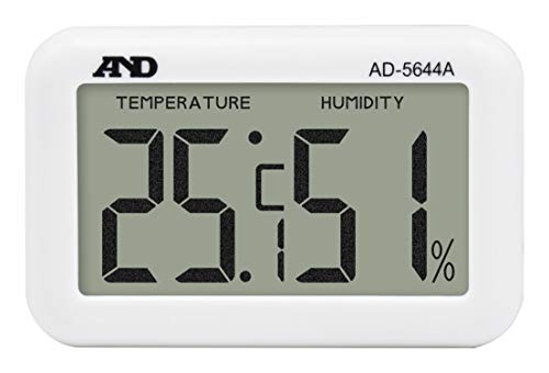 A&Dデジタル温湿度計AD-5644A白