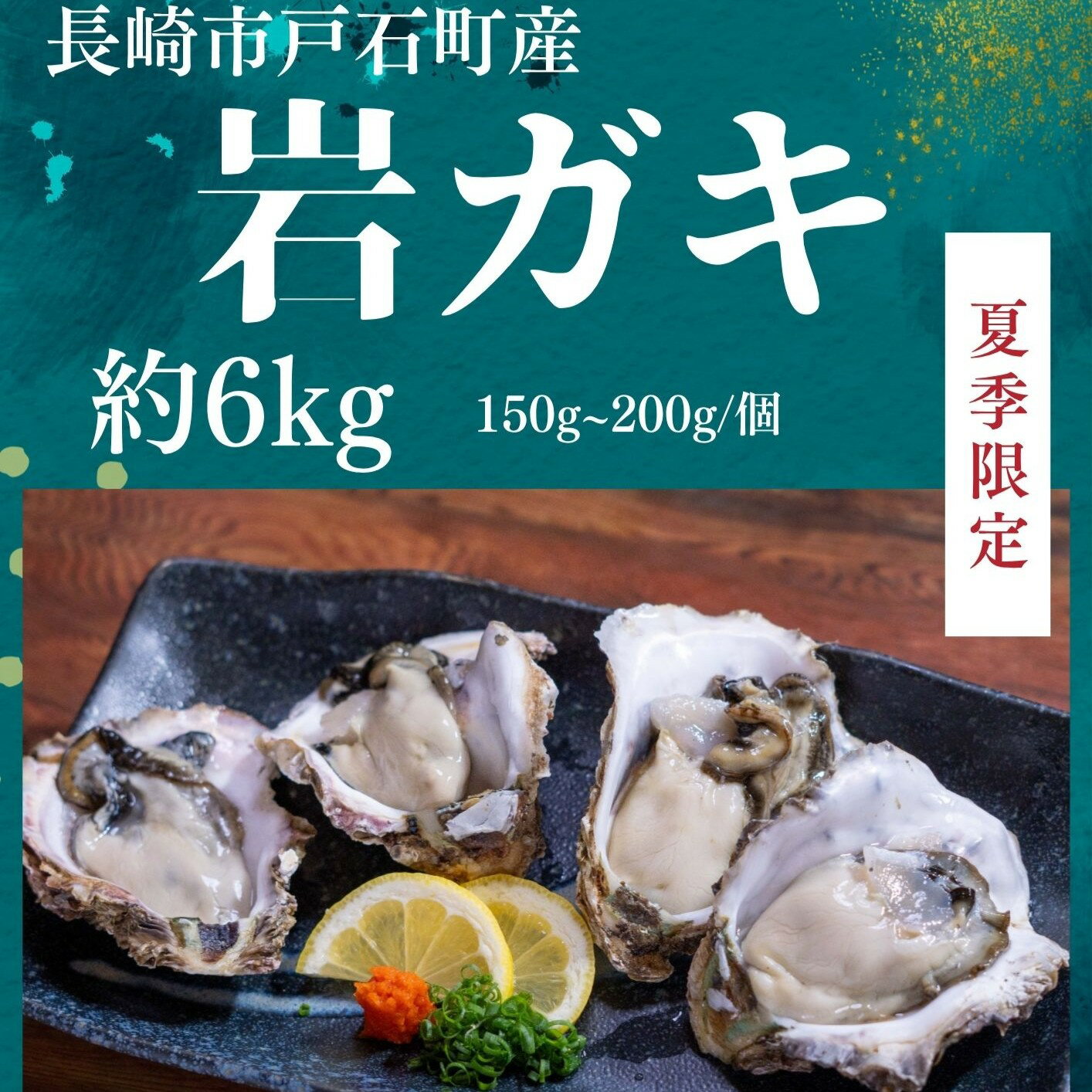 Oysters - 長崎県産 岩ガキ 約6kg （サイズ小さめ）