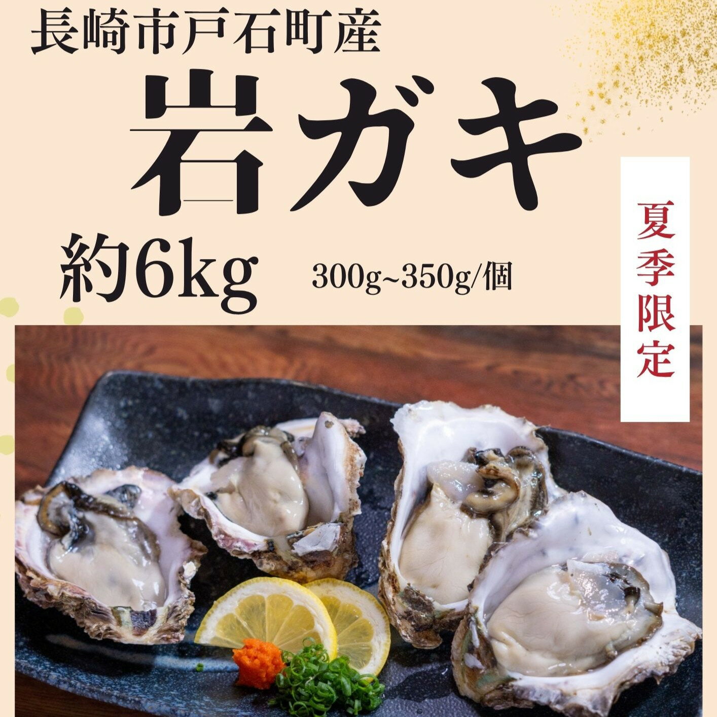 Oysters - 長崎県産 岩ガキ 約6kg