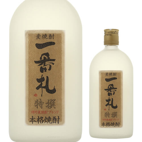 【5/20限定 全品P3倍】麦焼酎 ニッカ 一番札 熟香仕上げ 特撰 25度 720ml 東京都 ニッカ 4合 四合 瓶 本格焼酎 乙類 長S