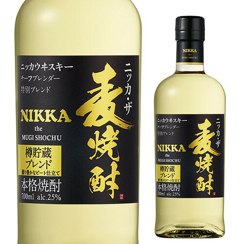 楽天日本のSAKE 　和泉清　 楽天市場店【6/4～10限定 全品P3倍】本格焼酎 ニッカ・ザ 麦焼酎 25度 700ml東京都 ニッカ 乙類 4合 瓶 長S