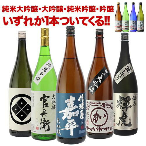 日本酒 飲み比べセット 大吟醸 1.8L 5本 ギフト セット