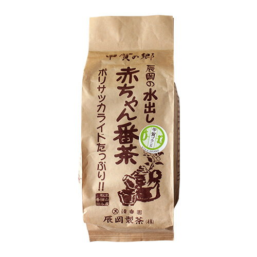 辰岡製茶 赤ちゃん水出し番茶 茶葉 400g 単品販売 秋摘み番茶 リーフティー ポリサッカライド 健康茶 甲賀 甲賀ブランド 長S