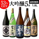 日本酒 父の日 早割 飲み比べセット 大吟醸酒 1.8L 5本 ギフト セット 53%OFF 送料無
