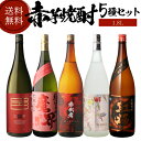 焼酎 焼酎セット 芋焼酎 赤芋焼酎 5種 飲み比べ セット 1800ml 5本いも焼酎 1.8L 御歳暮 お歳暮 ギフト プレゼント 長S