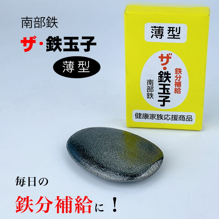 南部鉄 ザ・鉄玉子（薄型） 鉄分補給 鉄玉 薄型 鉄玉子 日本製