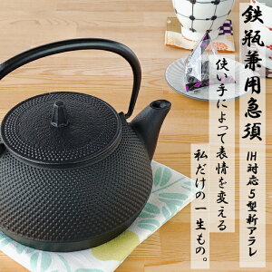 【 スーパーSALE期間限定10％OFF 】 【 IH対応 】岩鋳 鉄瓶兼用急須 5型新アラレ 12822急須 鉄瓶 やかん ケトル 鉄製 南部鉄器 日本製 岩鋳製 南部急須 鉄分補給 鉄瓶兼用急須 直火 国産 急須 南部小鉄瓶 鉄分 プレゼント IWACHU 贈物 結婚祝い IH調理器具 2～3人向け