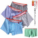 福袋 肌着 チェック柄 メンズ メンズトランクス 前開き セット パンツ 下着 アンダーウェア インナー メンズ 送料無料 セット トランクス 男性下着 まとめ...